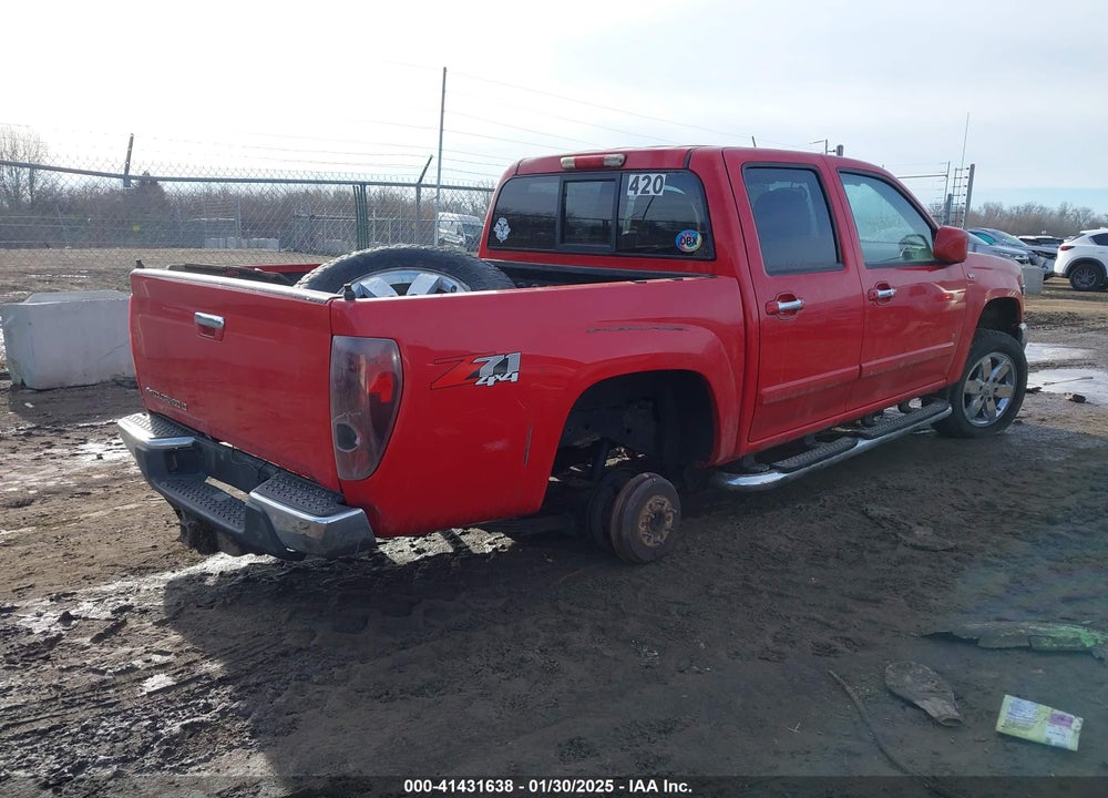 2009 CHEVROLET COLORADO VIN: 1GCDT13LX98161328