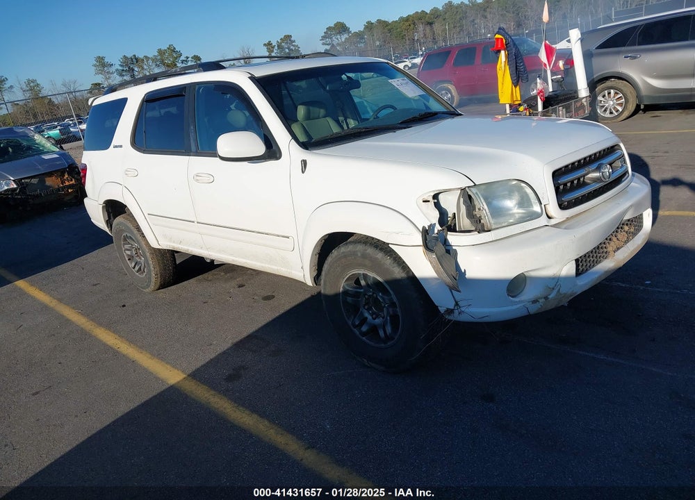 2003 TOYOTA SEQUOIA LIMITED V8 VIN: 5TDZT38A33S160498