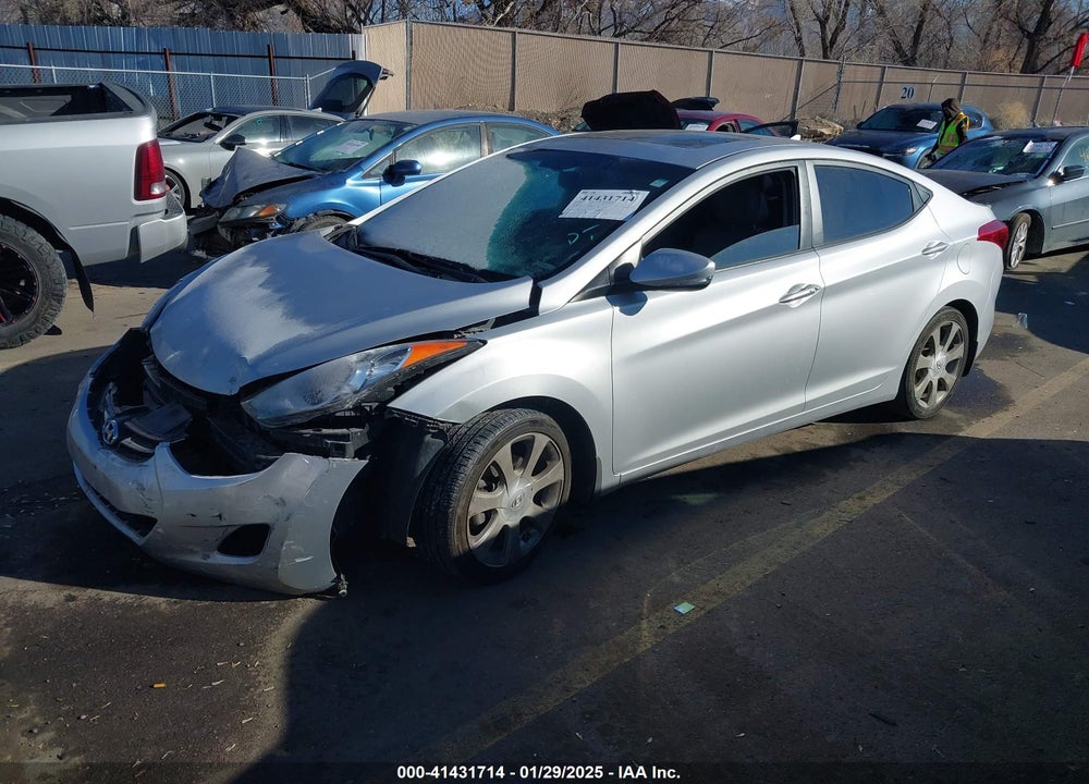2013 HYUNDAI ELANTRA VIN: KMHDH4AE2DU593737