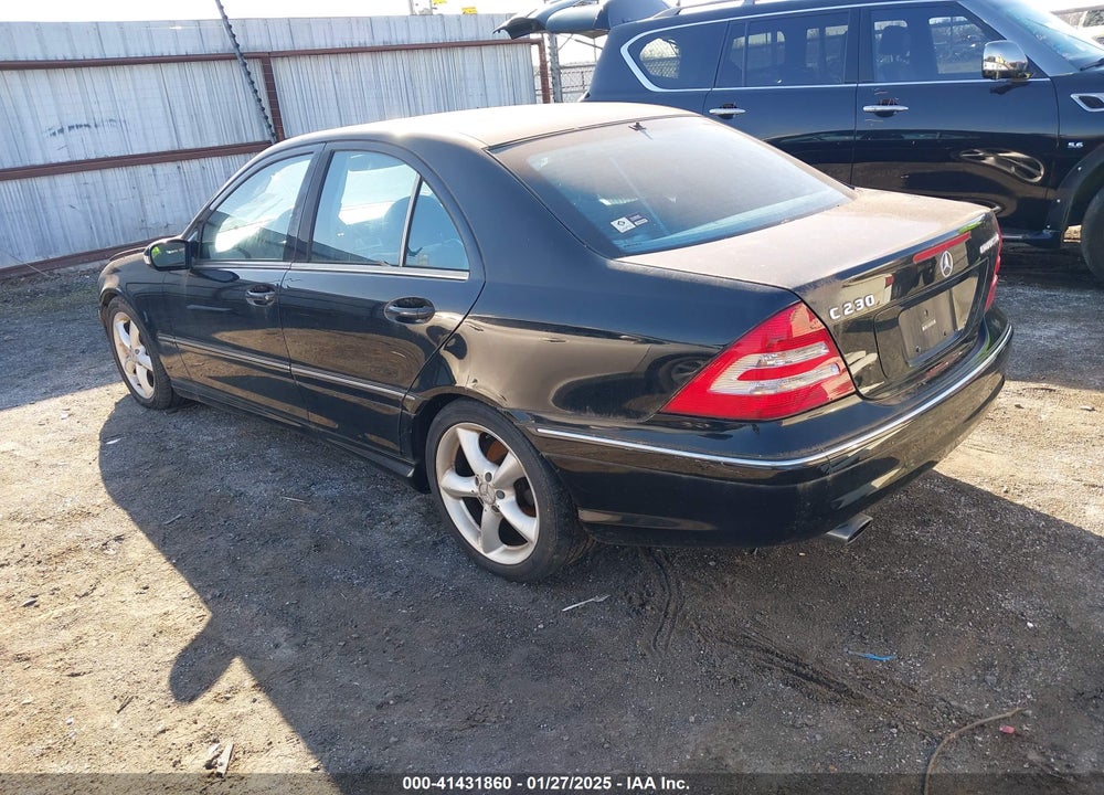 2005 MERCEDES-BENZ C 230 KOMPRESSOR SPORT VIN: WDBRF40J65A692075
