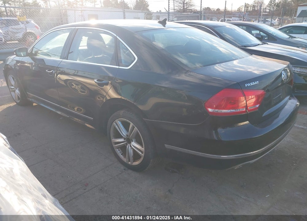 2012 VOLKSWAGEN PASSAT VIN: 1VWCN7A31CC079534
