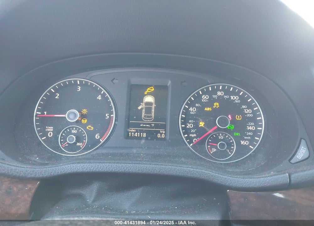 2012 VOLKSWAGEN PASSAT VIN: 1VWCN7A31CC079534