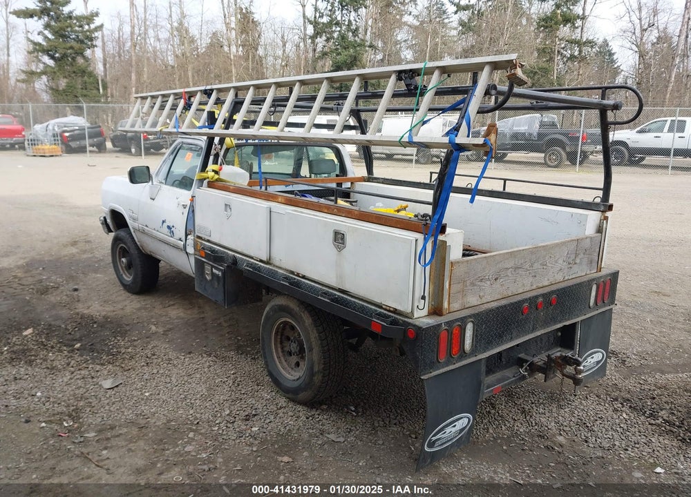 1991 DODGE W-SERIES W200/W250 VIN: 1B7KM26C3MS350470