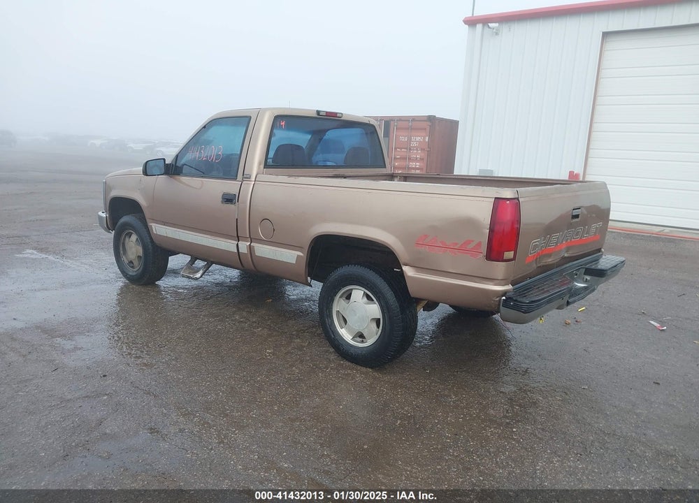 1995 CHEVROLET GMT-400 K1500 VIN: 1GCEK14K4SZ168062