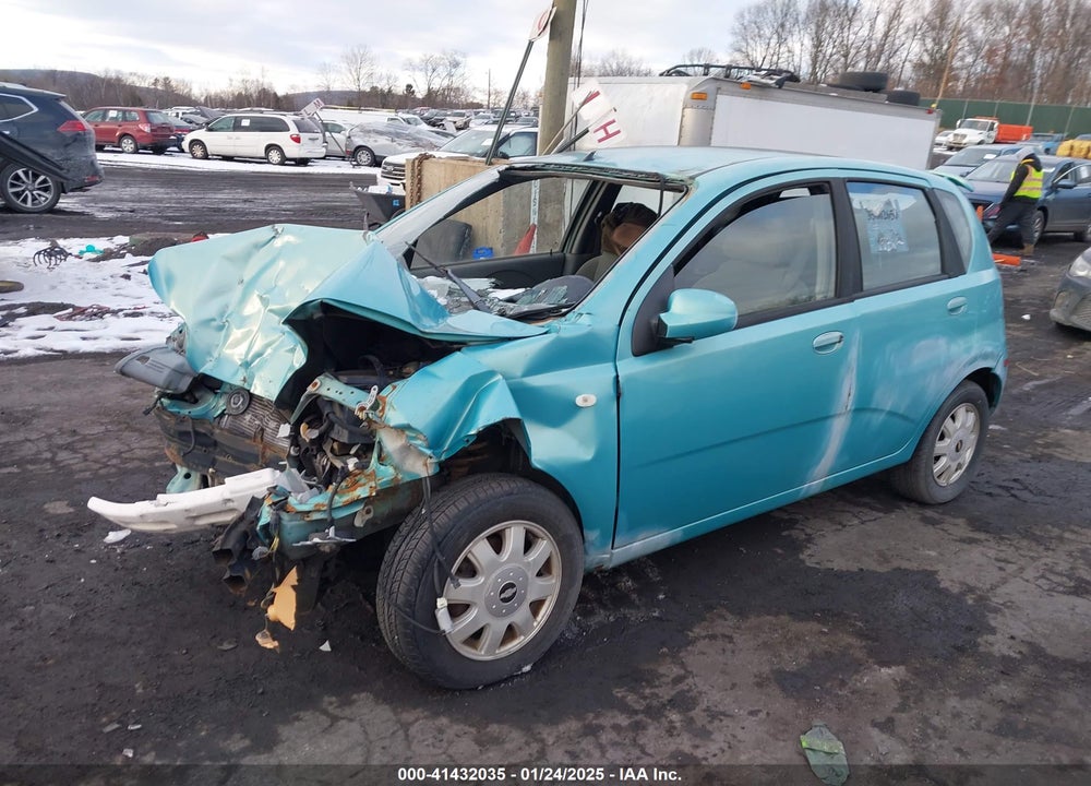 2005 CHEVROLET AVEO LT VIN: KL1TG62645B503188