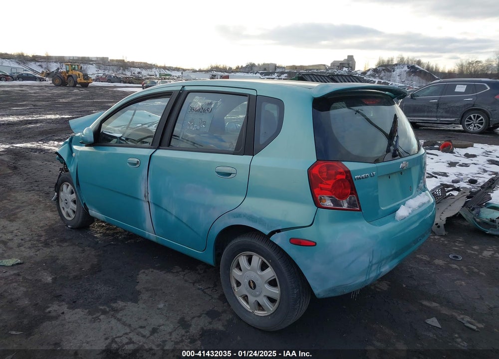 2005 CHEVROLET AVEO LT VIN: KL1TG62645B503188