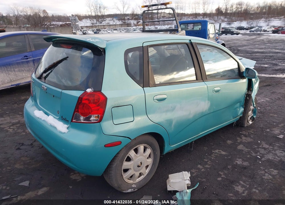 2005 CHEVROLET AVEO LT VIN: KL1TG62645B503188