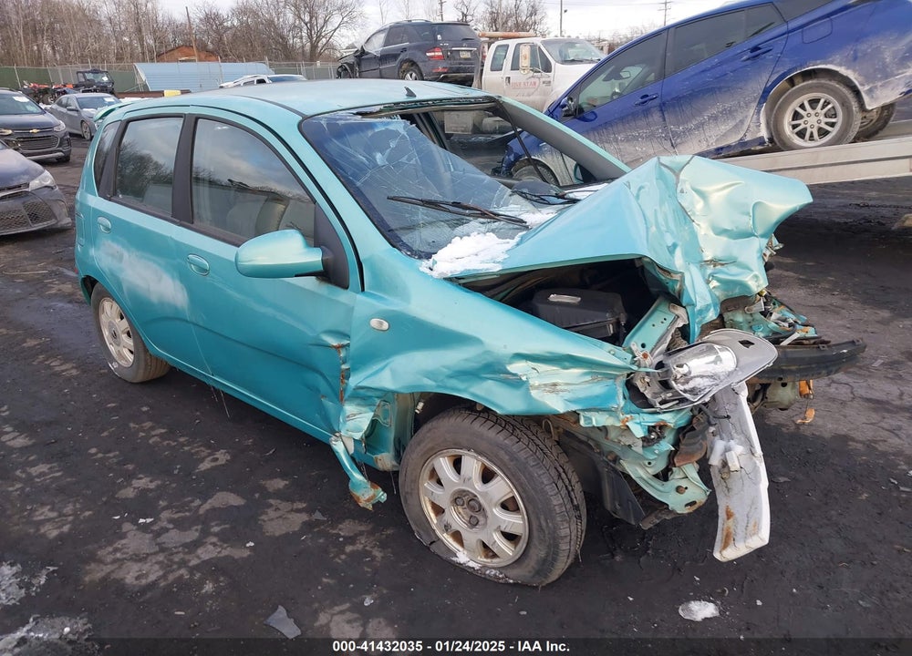 2005 CHEVROLET AVEO LT VIN: KL1TG62645B503188