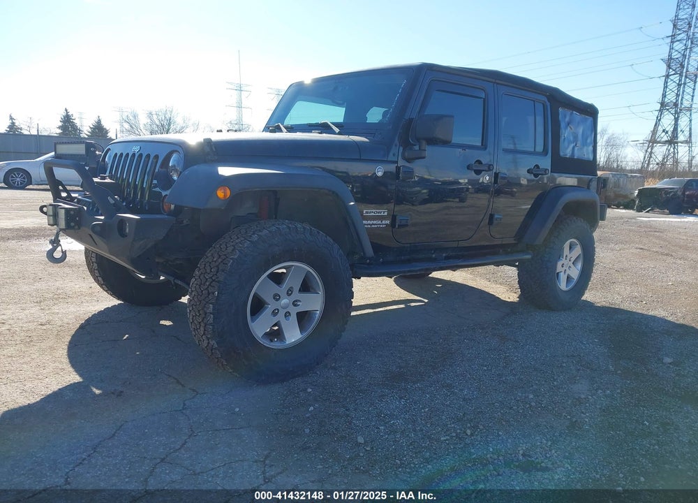 2011 JEEP WRANGLER UNLIMITED SPORT VIN: 1J4BA3H12BL529014