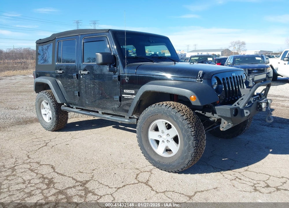 2011 JEEP WRANGLER UNLIMITED SPORT VIN: 1J4BA3H12BL529014