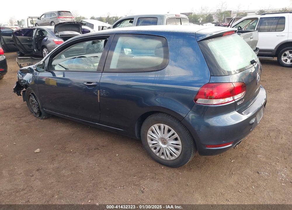 2012 VOLKSWAGEN GOLF VIN: WVWBB7AJ5CW290997