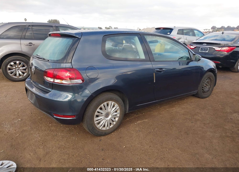 2012 VOLKSWAGEN GOLF VIN: WVWBB7AJ5CW290997
