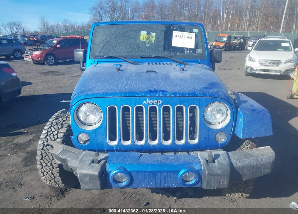 2016 JEEP WRANGLER SAHARA VIN: 1C4AJWBG7GL102208