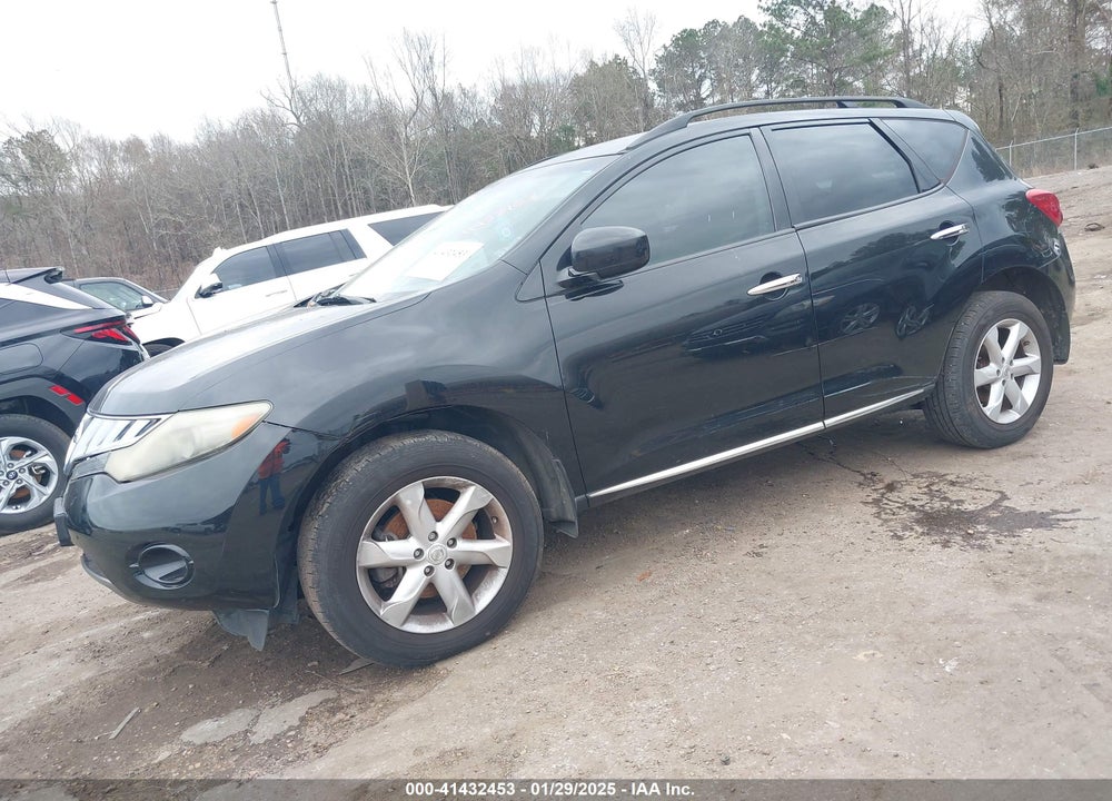 2009 NISSAN MURANO SL VIN: JN8AZ18U79W007467