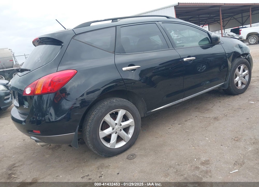 2009 NISSAN MURANO SL VIN: JN8AZ18U79W007467