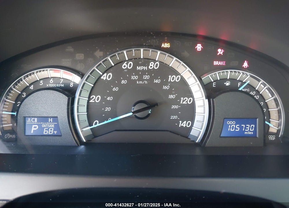 2012 TOYOTA CAMRY VIN: 4T1BF1FK9CU141566