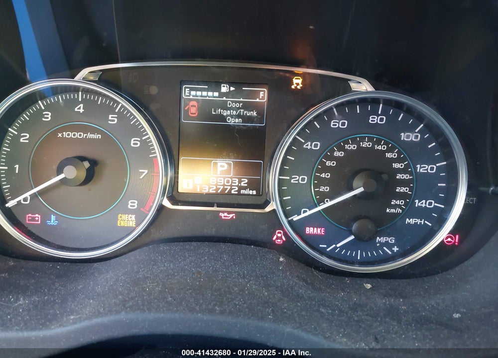 2016 SUBARU CROSSTREK 2.0I LIMITED VIN: JF2GPAKC1G8236807