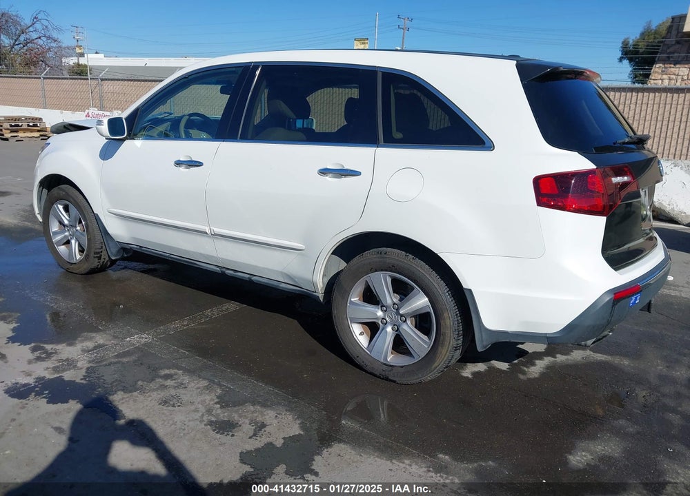 2012 ACURA MDX TECHNOLOGY PACKAGE VIN: 2HNYD2H32CH549422