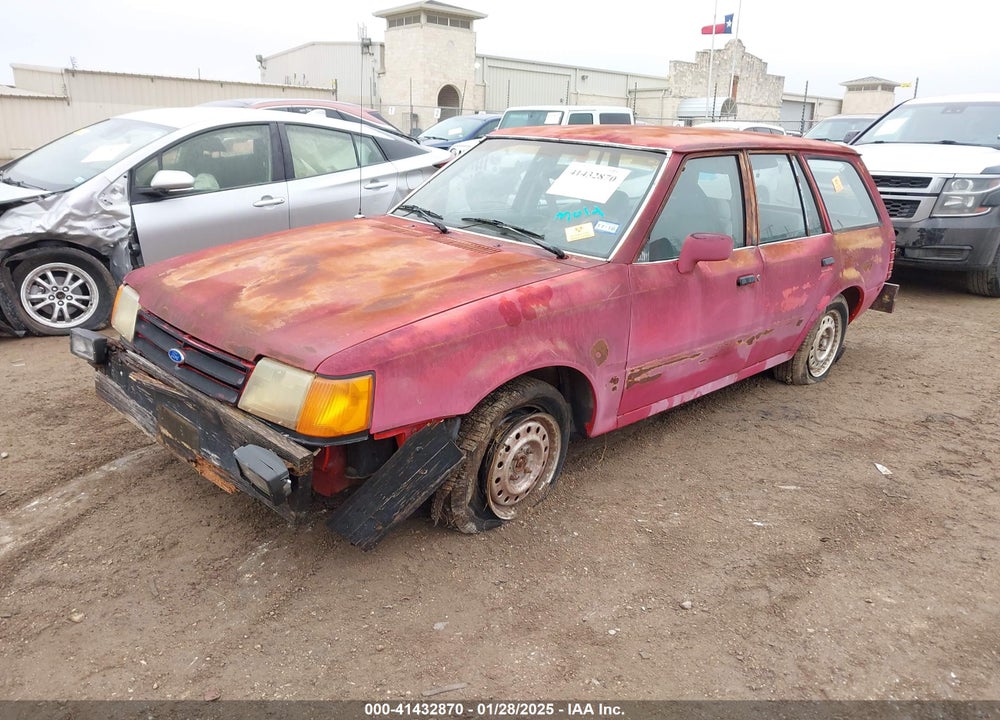 1989 FORD ESCORT LX VIN: 1FAPP9893KT146742