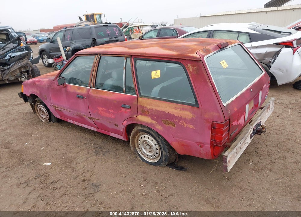 1989 FORD ESCORT LX VIN: 1FAPP9893KT146742