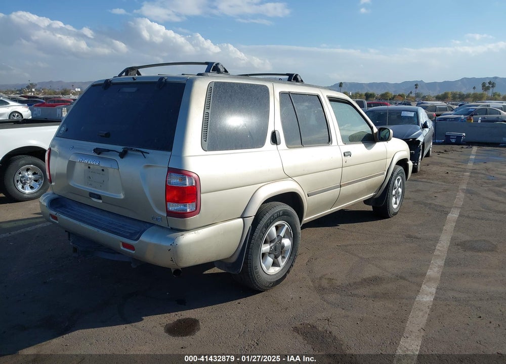 2000 NISSAN PATHFINDER LE/SE/XE VIN: JN8AR07S0YW428309