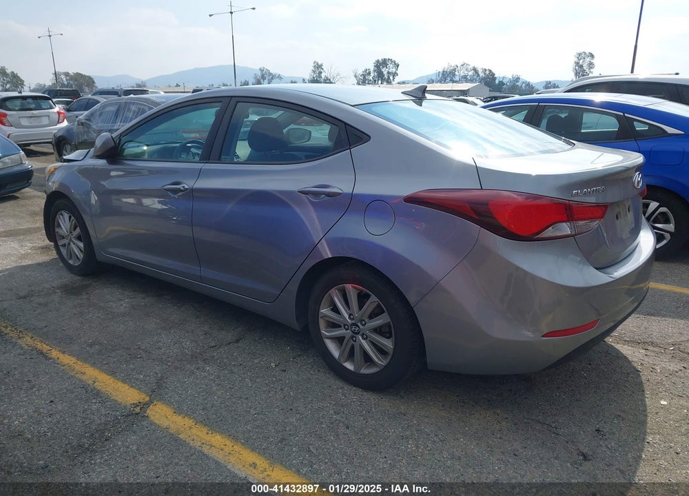 2014 HYUNDAI ELANTRA VIN: KMHDH4AE6EU176316