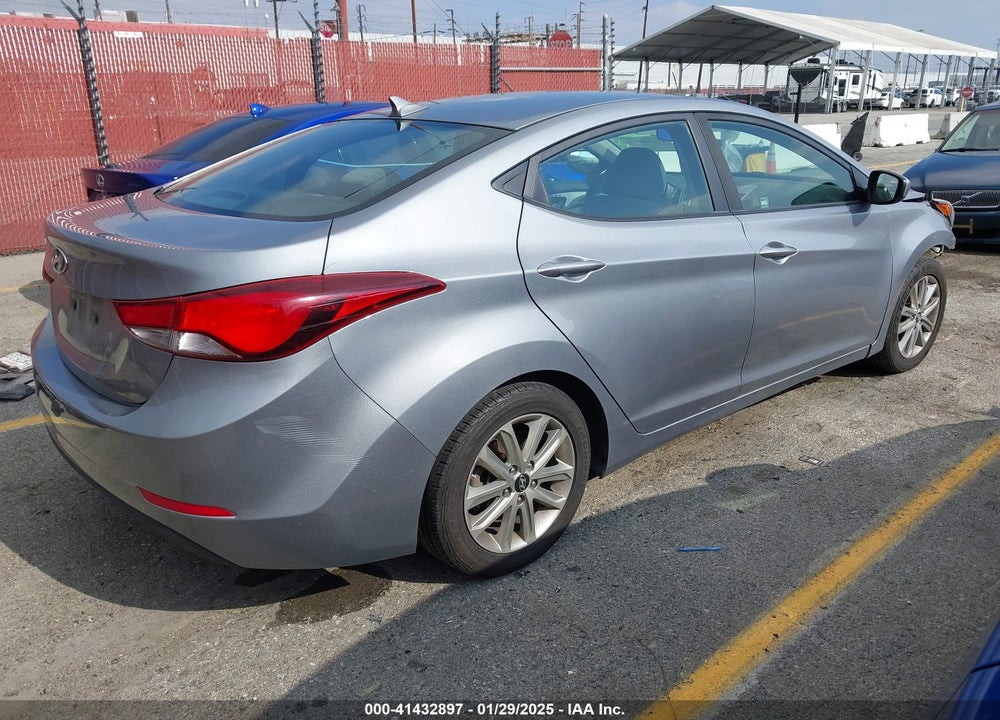 2014 HYUNDAI ELANTRA VIN: KMHDH4AE6EU176316