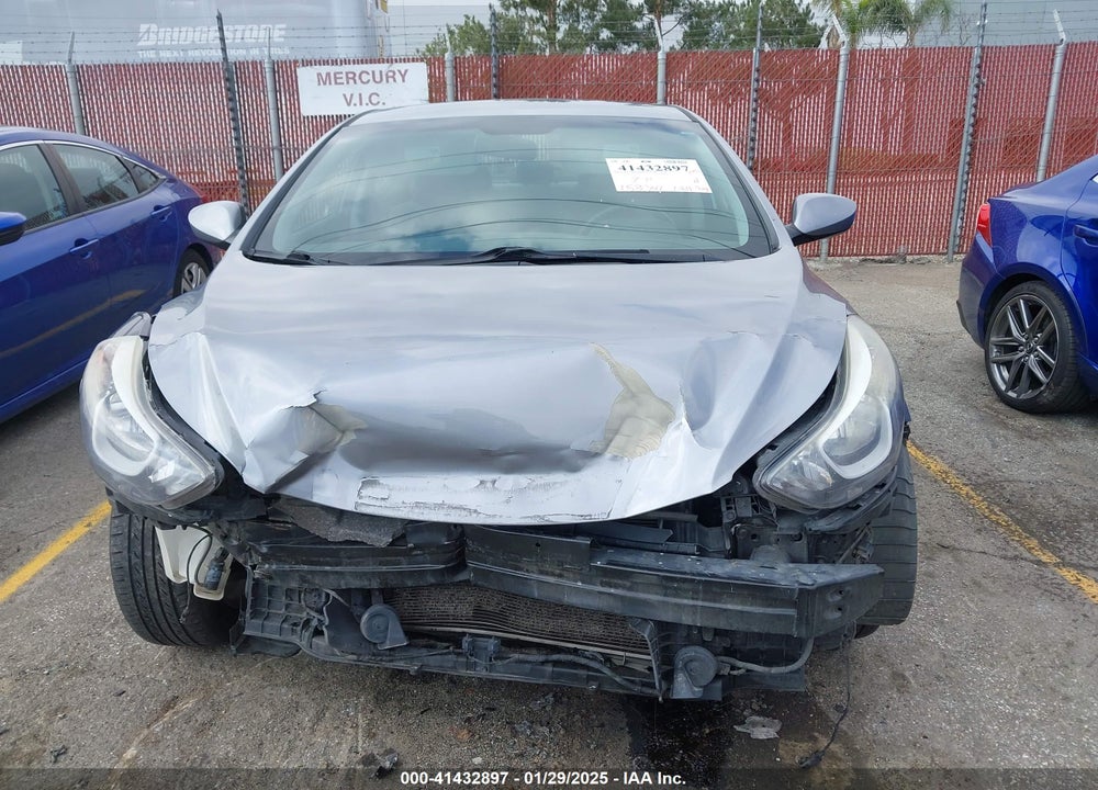 2014 HYUNDAI ELANTRA VIN: KMHDH4AE6EU176316