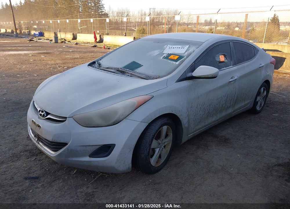 2013 HYUNDAI ELANTRA VIN: KMHDH4AE6DU680511