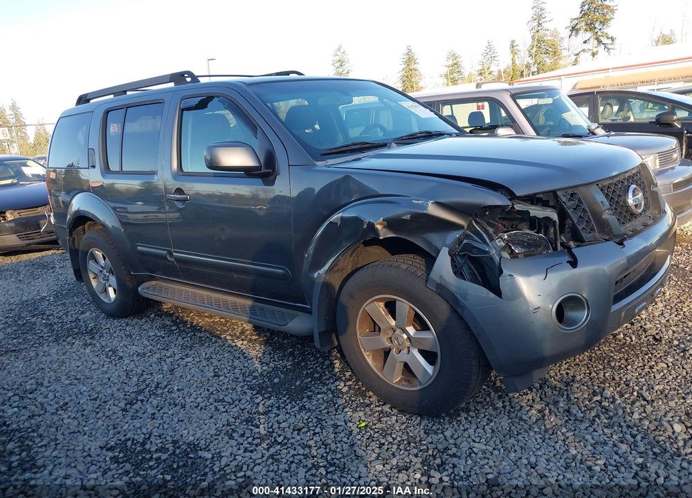 2008 NISSAN PATHFINDER SE VIN: 5N1AR18B38C612950