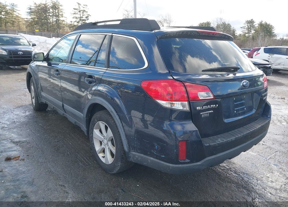 2013 SUBARU OUTBACK 2.5I PREMIUM VIN: 4S4BRBCC0D3269731