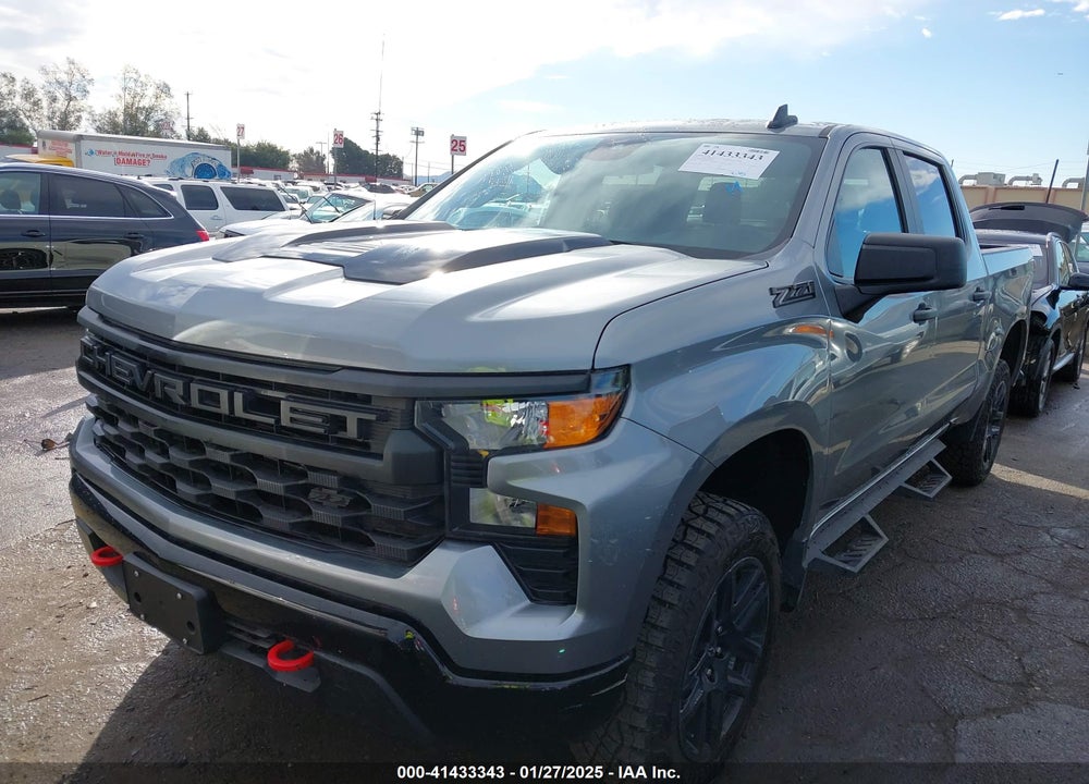 2023 CHEVROLET SILVERADO 1500 4WD SHORT BED CUSTOM TRAIL BOSS VIN: 3GCPDCEK4PG296208
