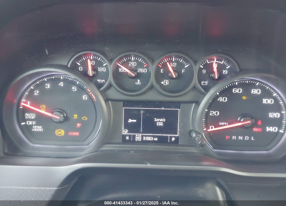 2023 CHEVROLET SILVERADO 1500 4WD SHORT BED CUSTOM TRAIL BOSS VIN: 3GCPDCEK4PG296208