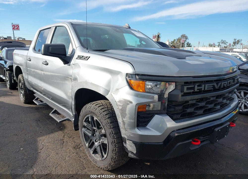 2023 CHEVROLET SILVERADO 1500 4WD SHORT BED CUSTOM TRAIL BOSS VIN: 3GCPDCEK4PG296208