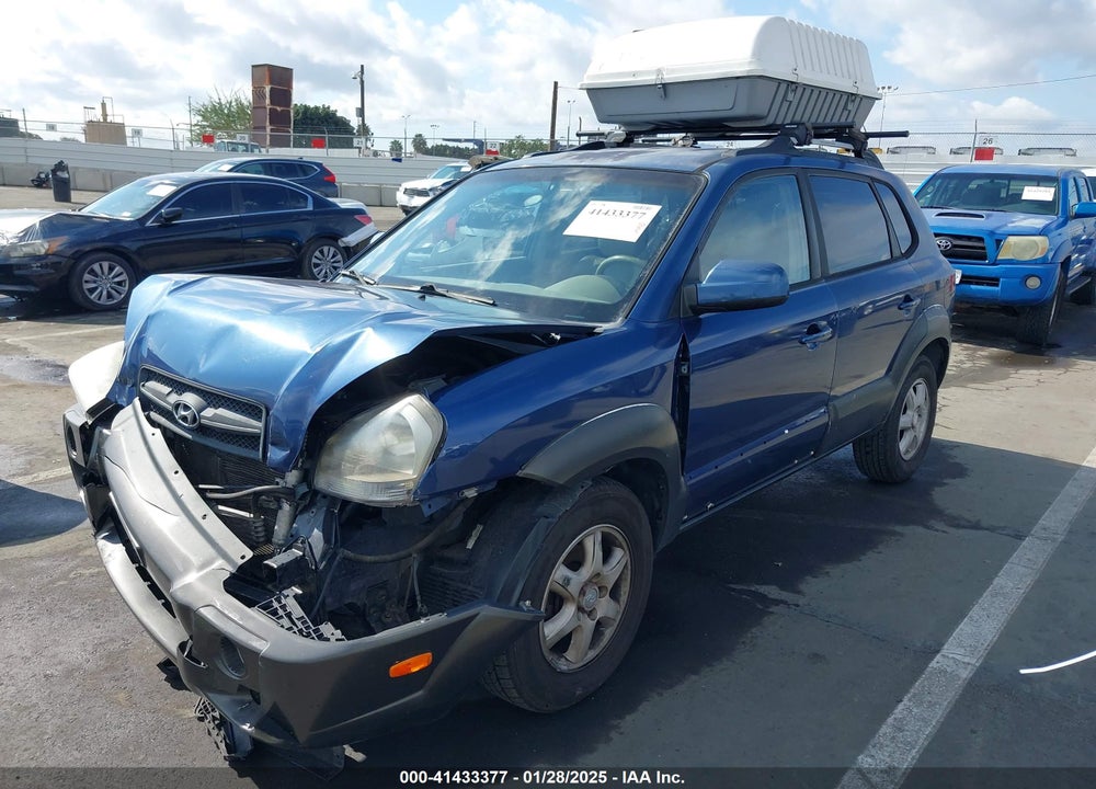 2005 HYUNDAI TUCSON GLS/LX VIN: KM8JN12D65U222212