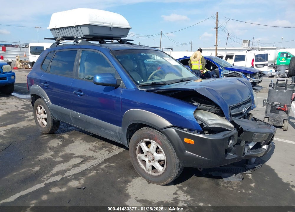 2005 HYUNDAI TUCSON GLS/LX VIN: KM8JN12D65U222212