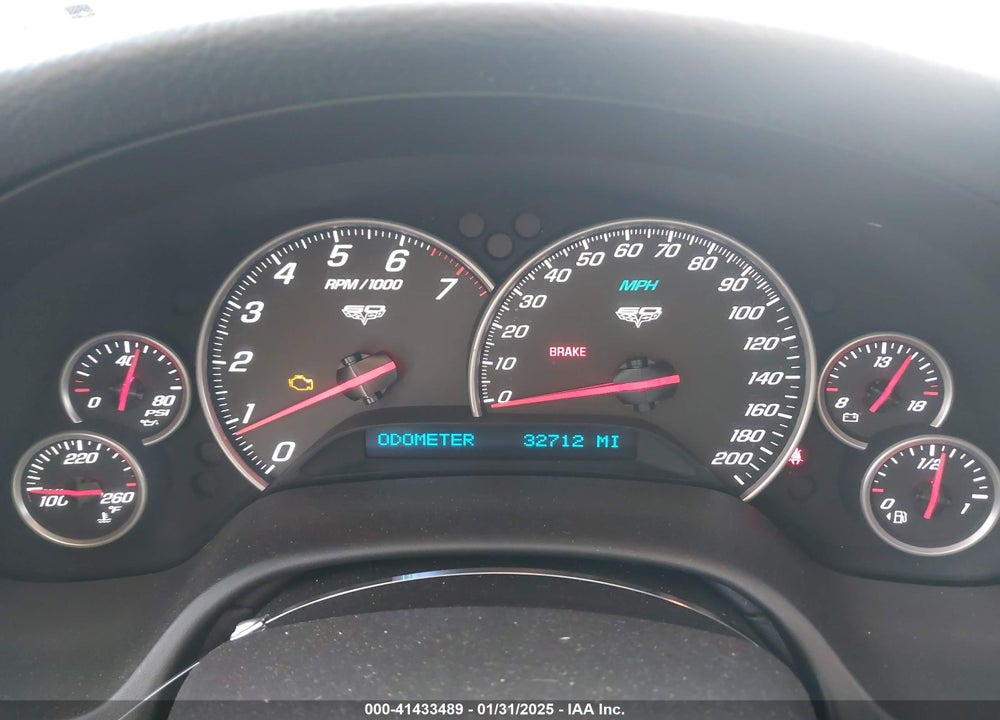 2013 CHEVROLET CORVETTE VIN: 1G1YW2DW0D5109877