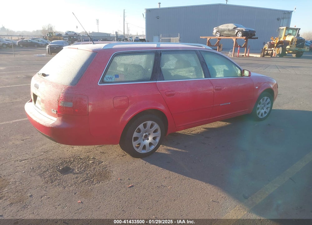 2000 AUDI A6 AVANT VIN: WAULH54B4YN107904
