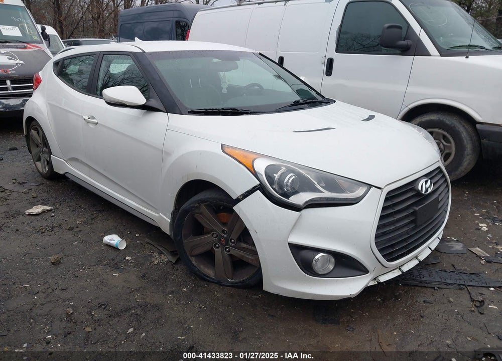 2013 HYUNDAI VELOSTER TURBO W/BLACK VIN: KMHTC6AE0DU179006