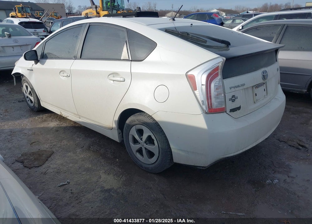 2013 TOYOTA PRIUS VIN: JTDKN3DU2D5554657