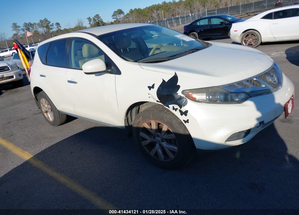 2011 NISSAN MURANO S VIN: JN8AZ1MU1BW051931