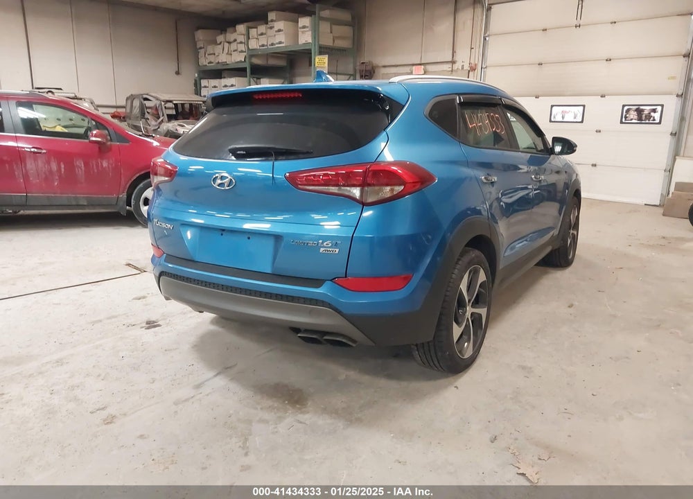 2016 HYUNDAI TUCSON LIMITED VIN: KM8J3CA21GU096507