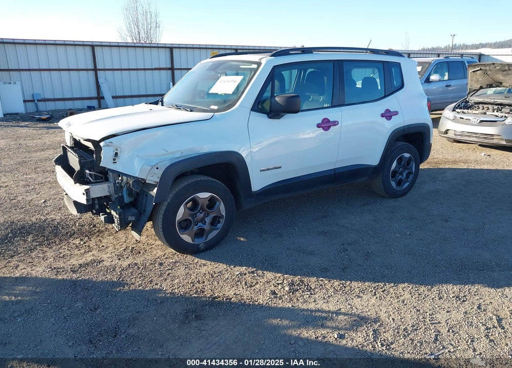 2016 JEEP RENEGADE SPORT VIN: ZACCJBAT4GPC77317