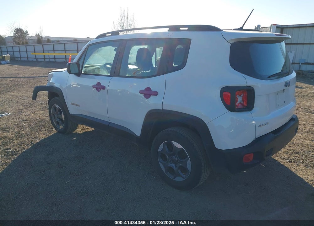 2016 JEEP RENEGADE SPORT VIN: ZACCJBAT4GPC77317