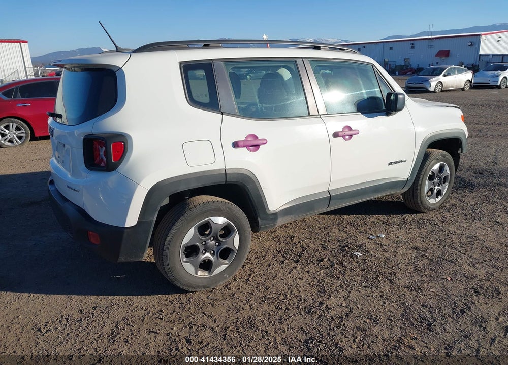 2016 JEEP RENEGADE SPORT VIN: ZACCJBAT4GPC77317