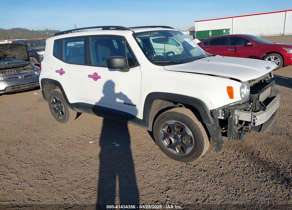 2016 JEEP RENEGADE SPORT VIN: ZACCJBAT4GPC77317