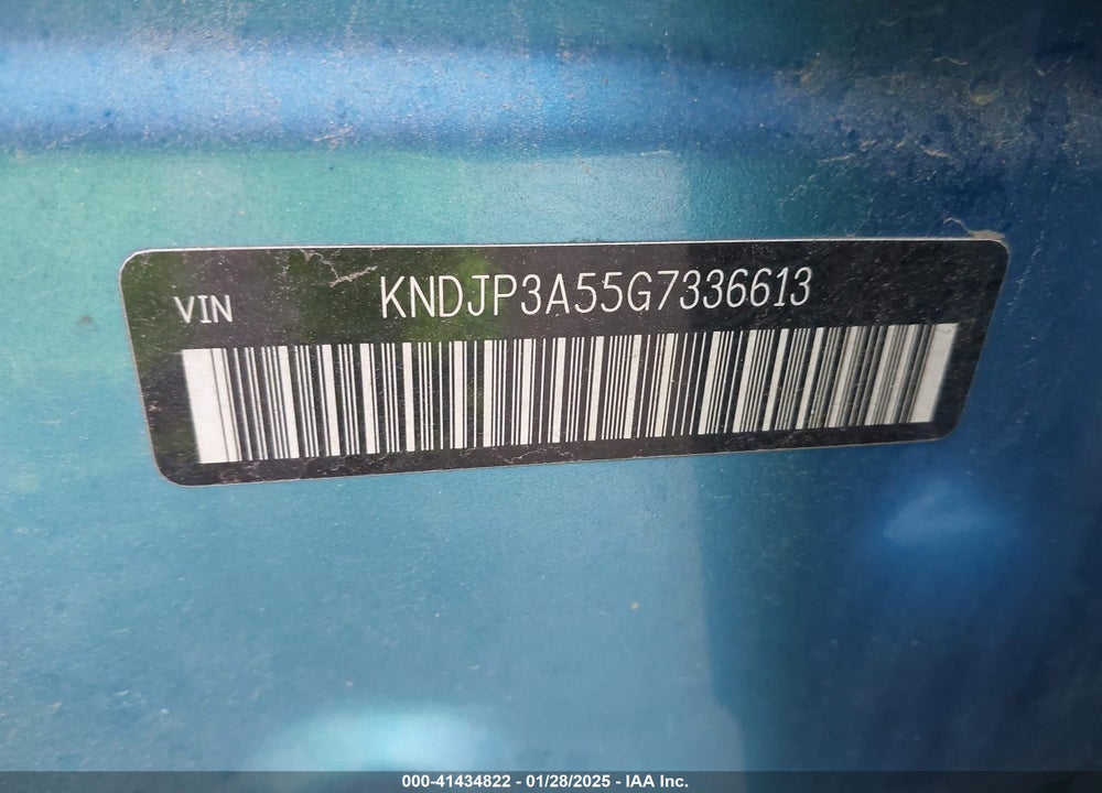 2016 KIA SOUL VIN: KNDJP3A55G7336613