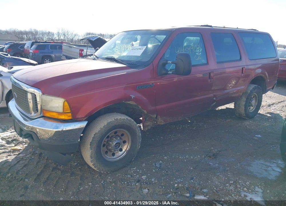 2000 FORD EXCURSION XLT VIN: 1FMNU41S8YED45899