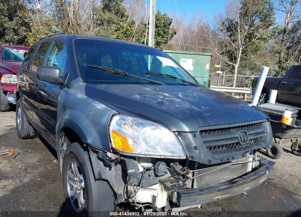 2004 HONDA PILOT EX-L VIN: 2HKYF18584H558629