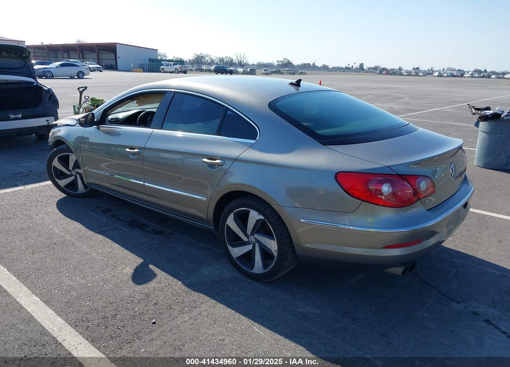 2012 VOLKSWAGEN CC SPORT VIN: WVWMP7AN6CE502177